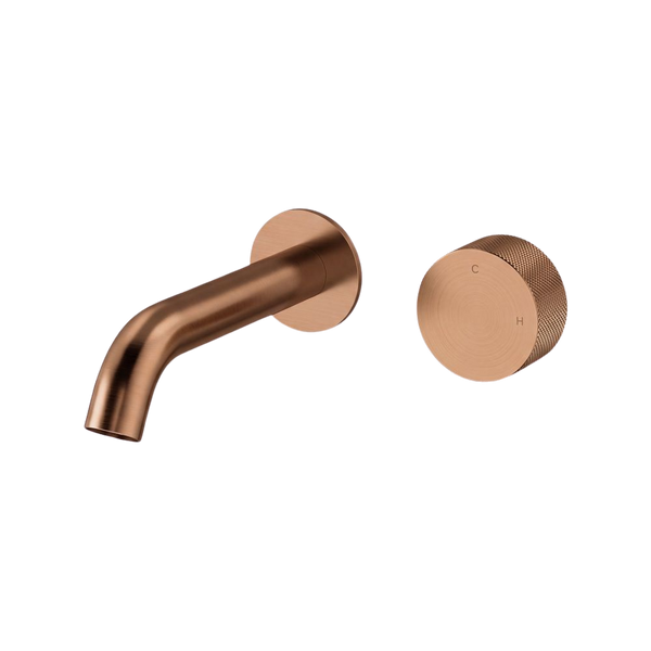 Arcisan Vierra Wall Progressive Mixer Set 150mm Spout (Trim Kit Only) Brushed Rose Gold