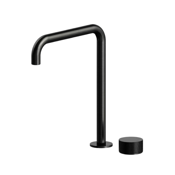 Arcisan Vierra Sink Progressive Mixer with Swivel Squareline Spout Brushed Iron