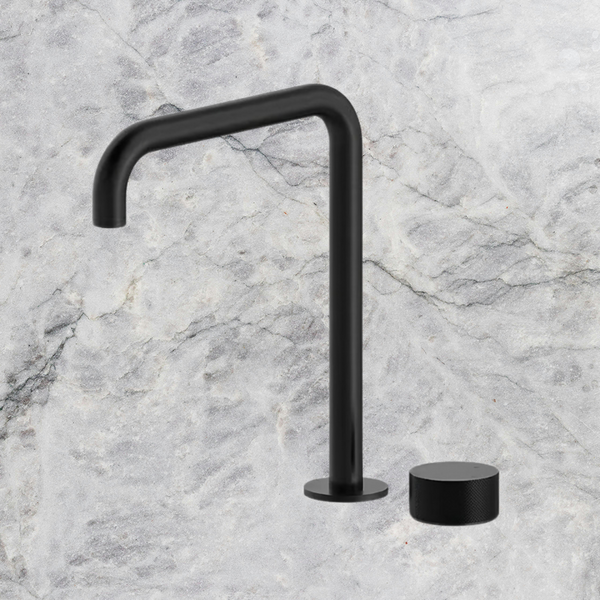 Arcisan Vierra Sink Progressive Mixer with Swivel Squareline Spout Matte Black