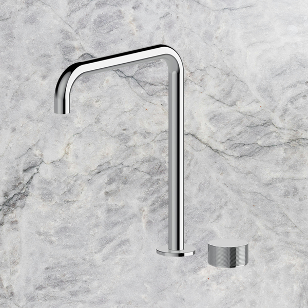 Arcisan Vierra Sink Progressive Mixer with Swivel Squareline Spout Chrome