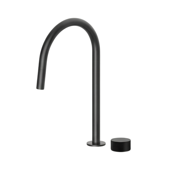 Arcisan Vierra Sink Progressive Mixer with Pull Down Nozzle Matte Black
