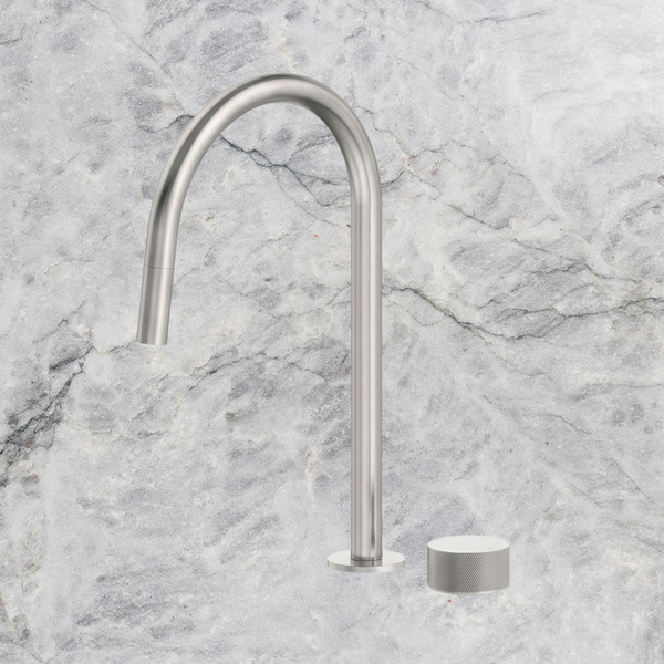 Arcisan Vierra Sink Progressive Mixer with Pull Down Nozzle Brushed Nickel