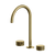 Arcisan Vierra Basin Set with Extended Height Spout Brushed Brass