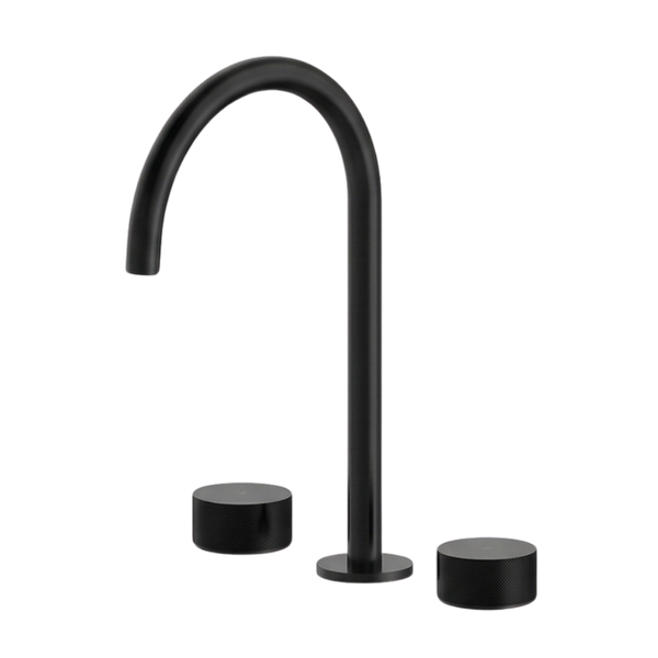 Arcisan Vierra Basin Set with Extended Height Spout Matte Black