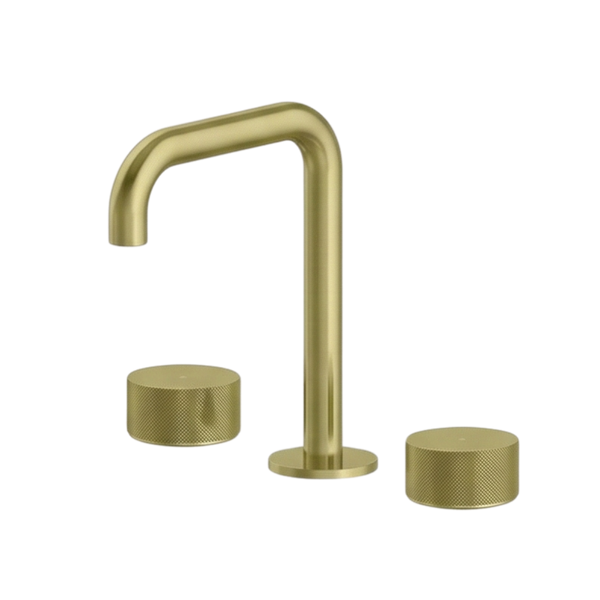 Arcisan Vierra Basin Set with 140mm Squareline Spout Brushed Brass