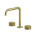 Arcisan Vierra Basin Set with 180mm Squareline Spout Brushed Brass