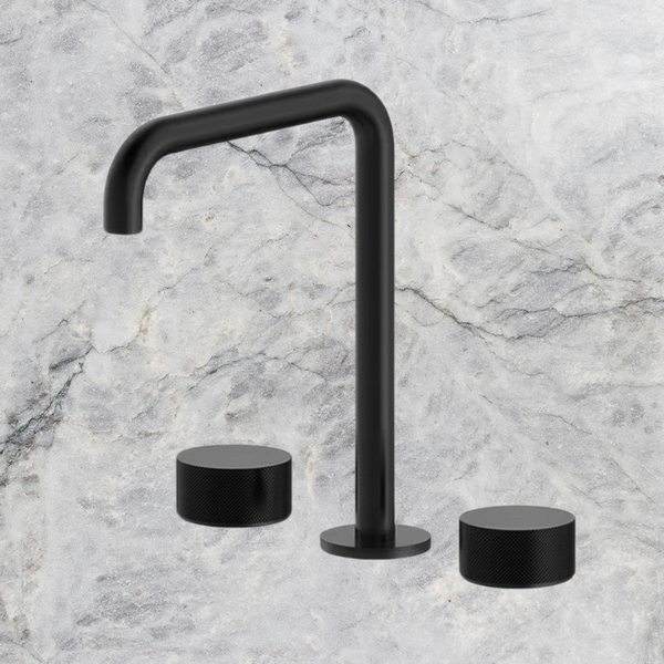 Arcisan Vierra Basin Set with Extended Height Squareline Spout Matte Black