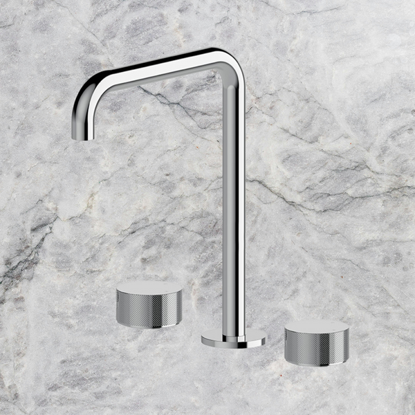 Arcisan Vierra Basin Set with Extended Height Squareline Spout Chrome