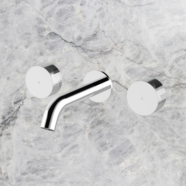 Arcisan Vierra Wall Mount Basin Set 150mm Centre Spout Chrome