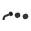 Arcisan Vierra Wall Basin Set 150mm Left Spout (Trim Kit Only) Matte Black