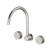 Arcisan Vierra Wall Mount Kitchen or Laundry Set with Swivel Spout Brushed Nickel