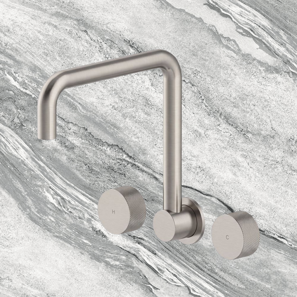 Arcisan Vierra Laundry Set with Squareline Spout Brushed Nickel