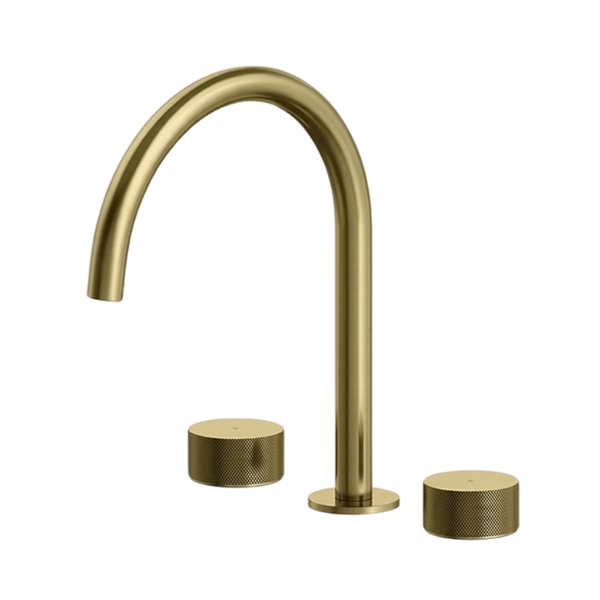 Arcisan Vierra Kitchen Set with Swivel Spout Brushed Brass