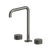 Arcisan Vierra Kitchen Set with Swivel Squareline Spout Brushed Gunmetal