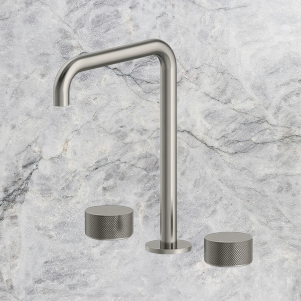 Arcisan Vierra Kitchen Set with Swivel Squareline Spout Brushed Nickel