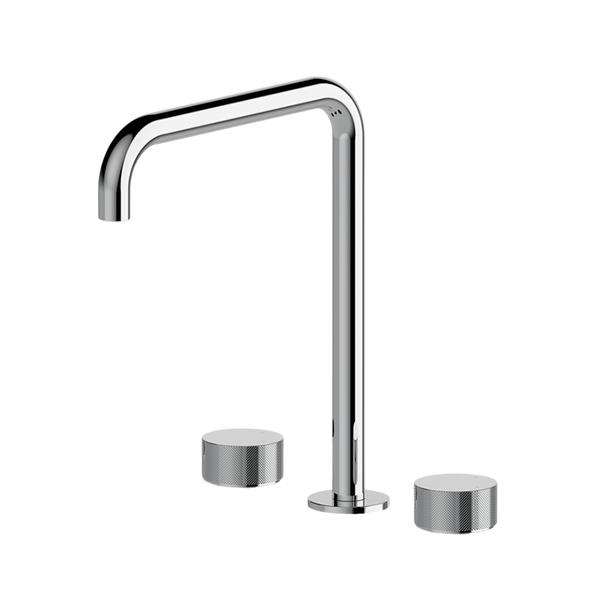 Arcisan Vierra Kitchen Set with Swivel Squareline Spout Chrome