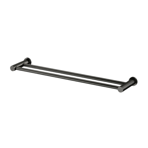 Arcisan Vierra Double Towel Rail 600mm Brushed Iron