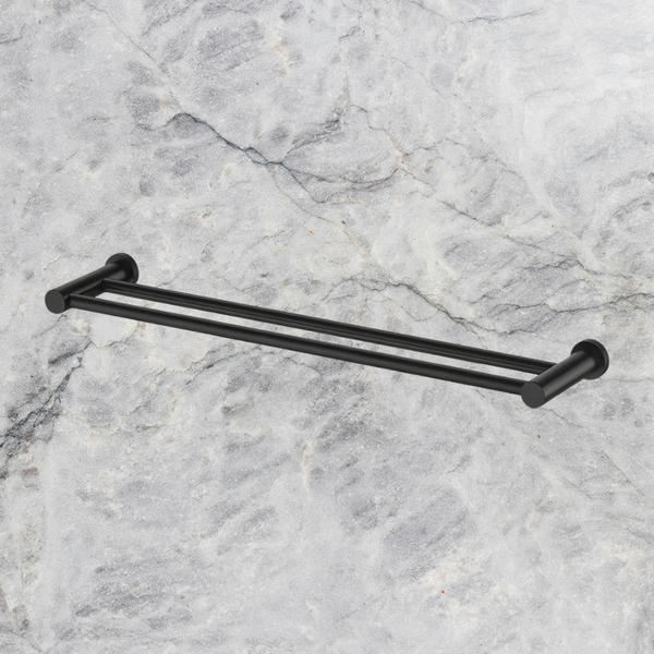 Arcisan Vierra Double Towel Rail 600mm Matte Black