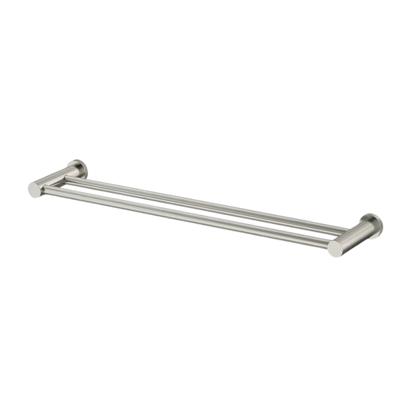 Arcisan Vierra Double Towel Rail 600mm Brushed Nickel