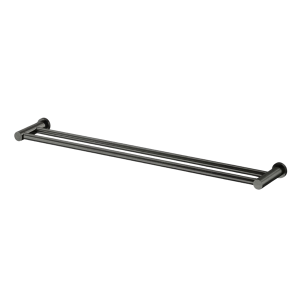 Arcisan Vierra Double Towel Rail 800mm Brushed Iron