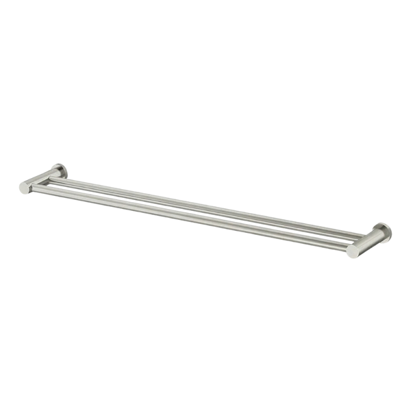 Arcisan Vierra Double Towel Rail 800mm Brushed Nickel