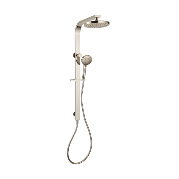Arcisan Synergii Shower Column with Handshower and Top Diverter Brushed Nickel