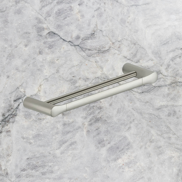 Arcisan Synergii Double Towel Rail 600mm Brushed Nickel