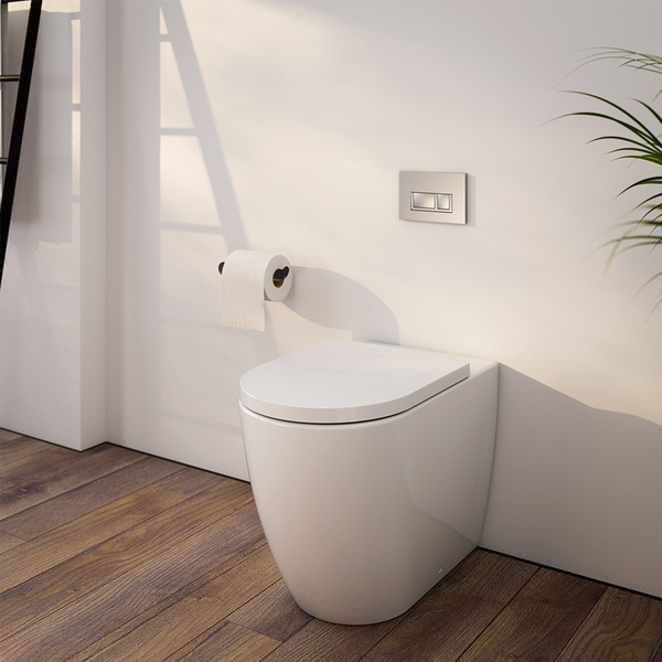 Arcisan Synergii El Wall Faced Pan Wrap Seat (White Seat)