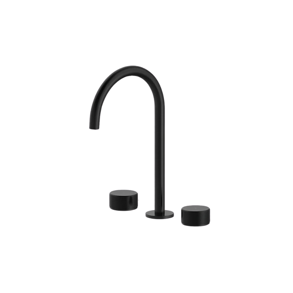 Arcisan Trillion Basin Set with Extended Height Arch Spout Matte Black