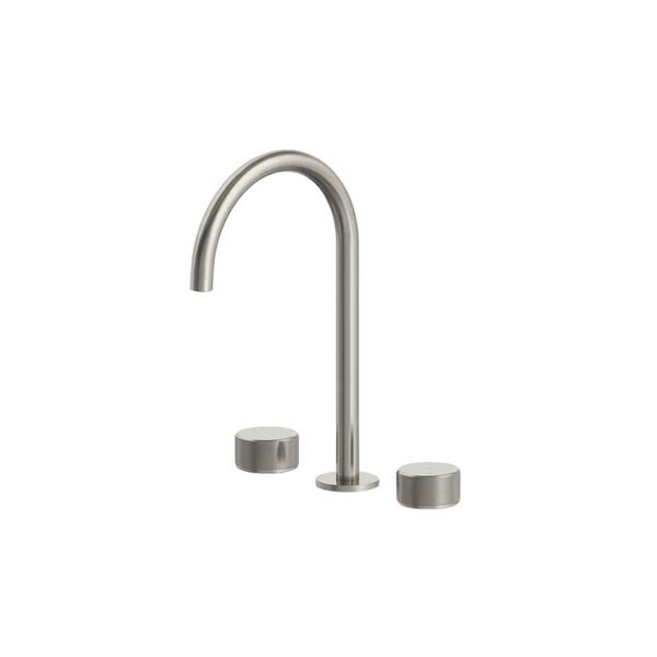 Arcisan Trillion Basin Set with Extended Height Arch Spout Brushed Nickel