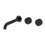 Arcisan Trillion Wall Basin Set 220mm Left Spout (Trim Kit Only) Matte Black