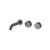 Arcisan Trillion Wall Basin Set 150mm Left Spout (Trim Kit Only) Brushed Gunmetal