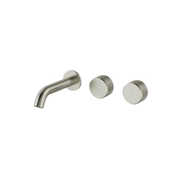 Arcisan Trillion Wall Basin Set 150mm Left Spout (Trim Kit Only) Brushed Nickel