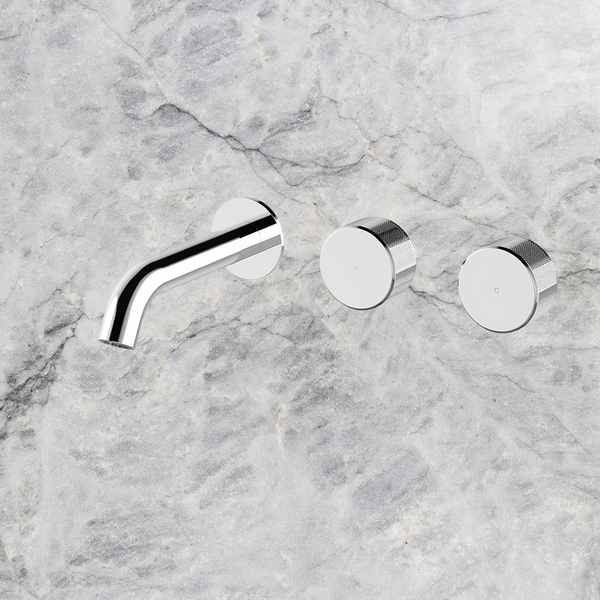 Arcisan Trillion Wall Basin Set 150mm Left Spout (Trim Kit Only) Chrome