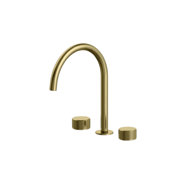 Arcisan Trillion Kitchen Set with Swivel Spout Brushed Brass