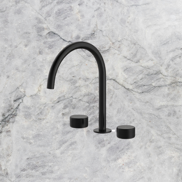 Arcisan Trillion Kitchen Set with Swivel Spout Matte Black
