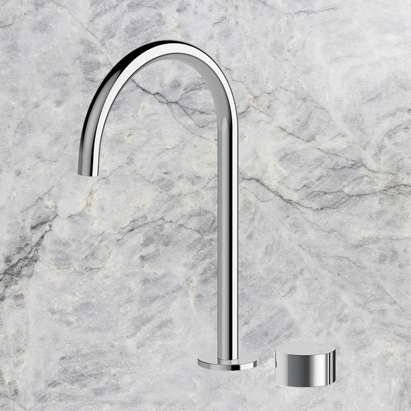 Arcisan Venn Extended Height Fixed Arch Spout Basin Progressive Mixer Chrome