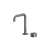 Arcisan Venn 2-Hole Basin Progressive Mixer with 140mm Fixed Squareline Spout Brushed Gunmetal