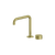 Arcisan Venn 2-Hole Basin Progressive Mixer with 180mm Fixed Squareline Spout Brushed Brass