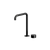 Arcisan Venn 2-Hole Basin Progressive Mixer with Extended Height Squareline Spout Brushed Iron