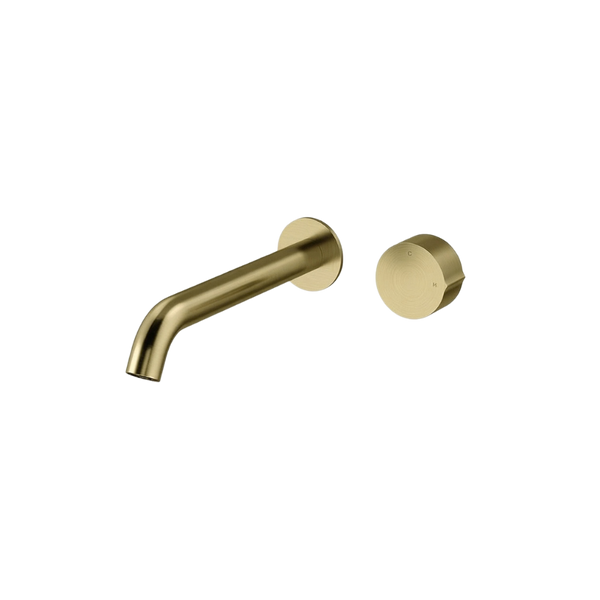 Arcisan Venn 220mm Spout Wall Mount Progressive Basin Mixer (Trim Kit Only) Brushed Brass