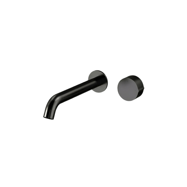 Arcisan Venn 220mm Spout Wall Mount Progressive Basin Mixer (Trim Kit Only) Brushed Iron