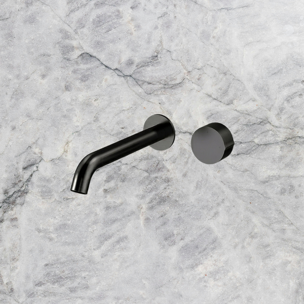 Arcisan Venn 220mm Spout Wall Mount Progressive Basin Mixer (Trim Kit Only) Brushed Iron