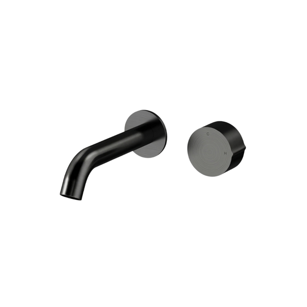 Arcisan Venn 150mm Spout Wall Mount Progressive Basin Mixer (Trim Kit Only) Brushed Iron