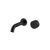 Arcisan Venn 150mm Spout Wall Mount Progressive Basin Mixer (Trim Kit Only) Matte Black