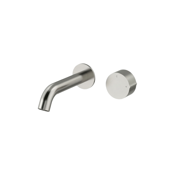 Arcisan Venn 150mm Spout Wall Mount Progressive Basin Mixer (Trim Kit Only) Brushed Nickel