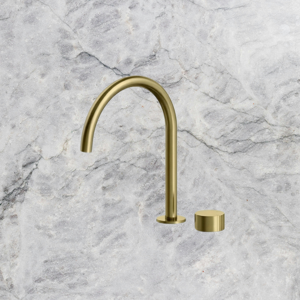 Arcisan Venn Kitchen Progressive Mixer with Swivel Spout Brushed Brass