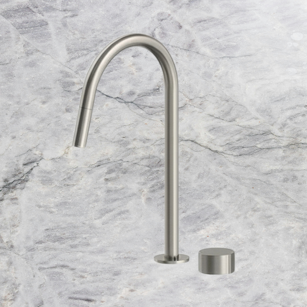 Arcisan Venn Sink Progressive Mixer with Pull Down Nozzle Brushed Nickel