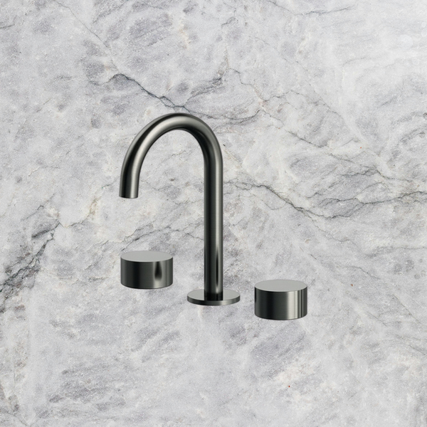 Arcisan Venn Basin Set Brushed Gunmetal