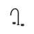 Arcisan Venn Basin Set with Extended Height Spout Matte Black